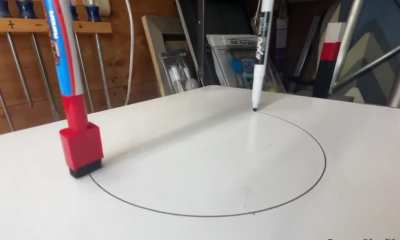 attachment for drawing circles..