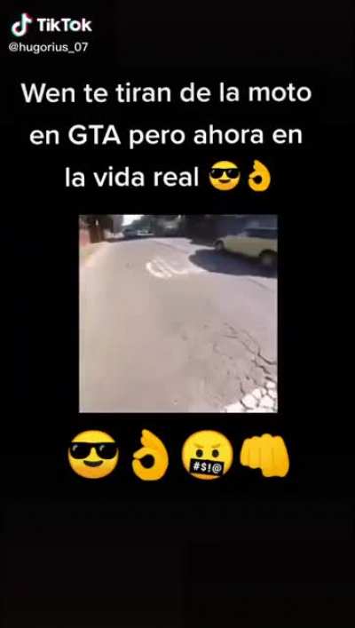 Con mi moto no eh?🤬