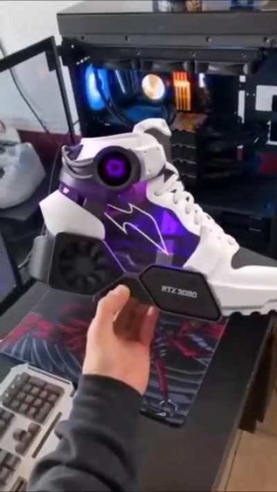 I heard you wanted running shoes, these babies can run anything