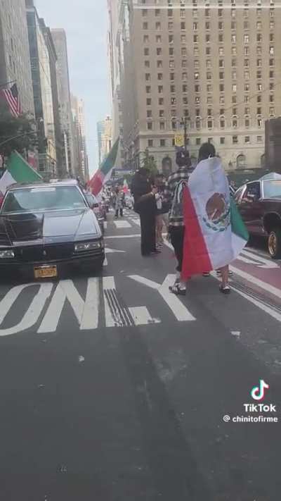 Lowriders in New York City 