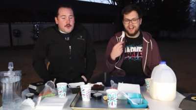 We used a fork