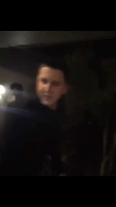 Jumping through a window to impress the girls