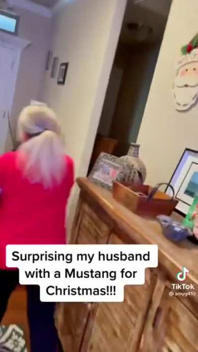 Surprising Husband with Mustang