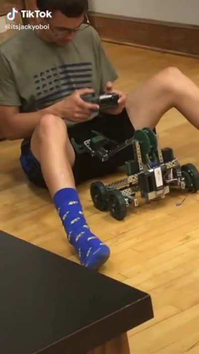 Playing with robot