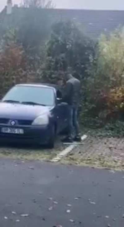 ... To burn your ex GF's car