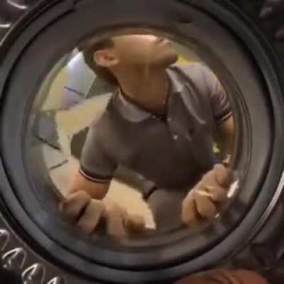 A normal day doing laundry.