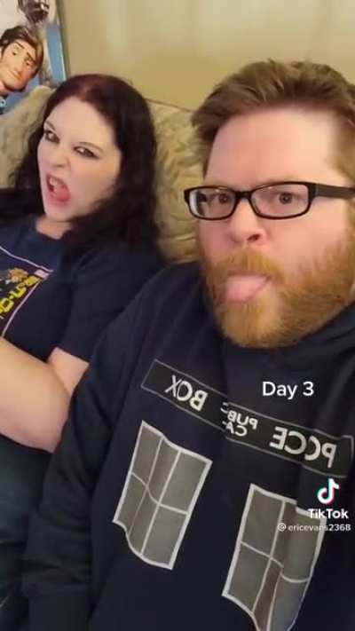 Buying your wife a new hoodie