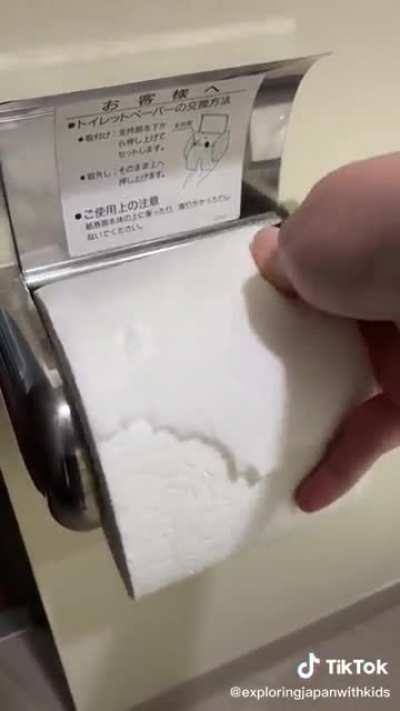 A Japanese Toilet paper holder. Get ready to feel stupid as a nation.