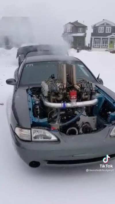 Had to save Boosted Lifestyle’s 8 turbo LS swapped Mustang from r/Shitty_Car_Mods