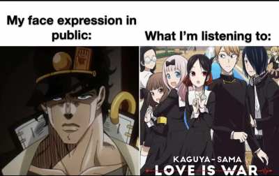 Can’t you see I have headphones on? Leave me alone
