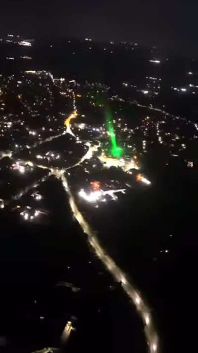 Idiot shines laser at East Anglian Air Ambulance attending a medical emergency in Norfolk (UK)