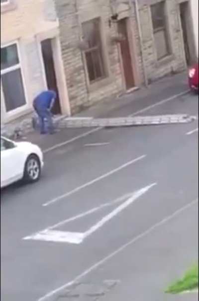 How to use a ladder… not