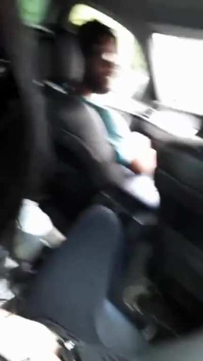 Shh.. She's in an Uber