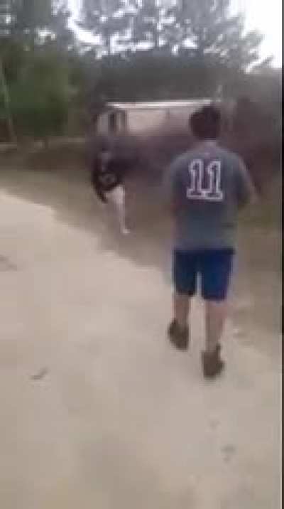 knocked that mans soul out