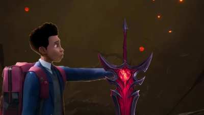 NOOOO MILES DONT TOUCH THE DARKIN BLADE 😱😱😱😱😱