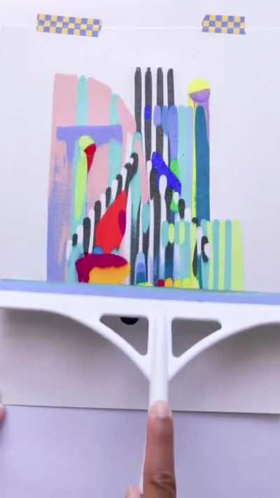 Squeegee Paintings