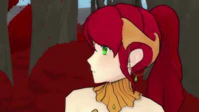 Why on Earth was this not in the official release during airing? The interaction was good enough that I could believe Ruby and Pyrrha were friends, independent from Jaune. But we never have a moment like this ever again between these two! And this is the 