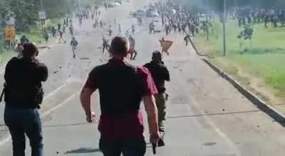 South Africa right now - the result of a corrupt African politician being held accountable for the first time.