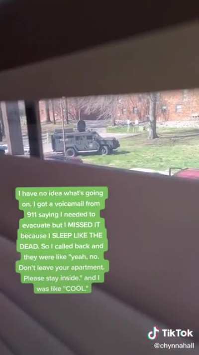 Just a SWAT raid happening next door no biggie.