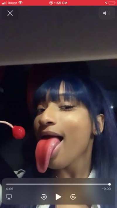 It’s the tongue for me