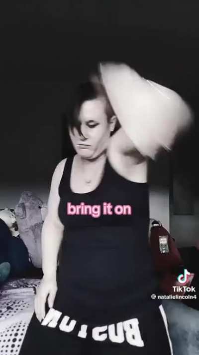 She challenges you to a dance battle, wyd?