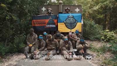 Ukrainian Kraken unit captured a few RU POWs. They are sending 