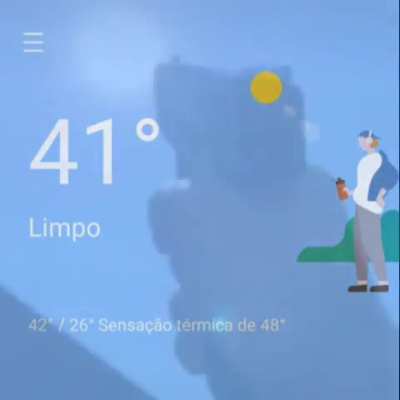 Calor da porra