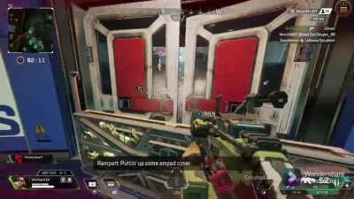 I made this to prove that rampart does not have to used camping in some building to absolutely destroy the enemy and can be used reactively