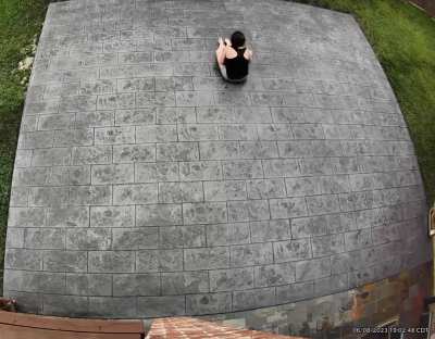 When concrete wins in the rain