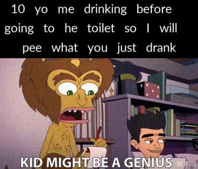 I was already a genius