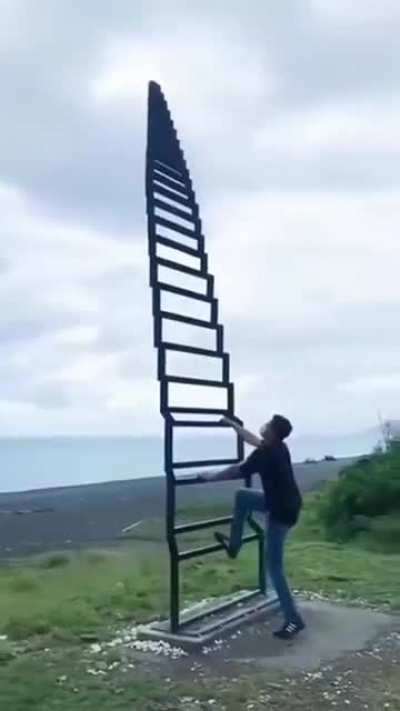 Staircase To Heaven by South African land artist Strijdom van Mewer.