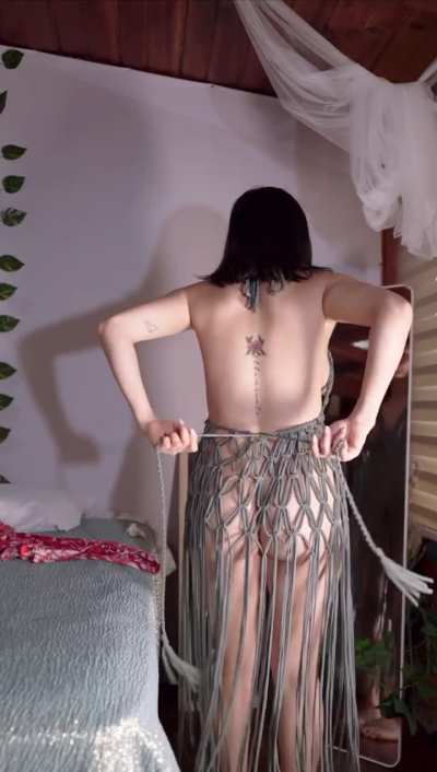 String dress