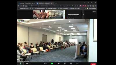 Company zoom meeting raided