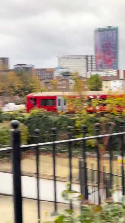 Buildings next to East Croydon Station - Garden view