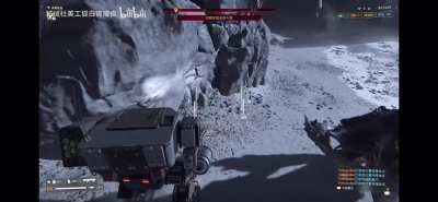 You can block a Charger with medium armor section of the mech