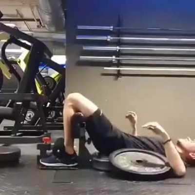 To do a weird exercise.