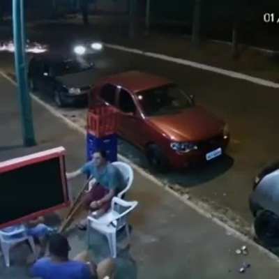 Runaway tire