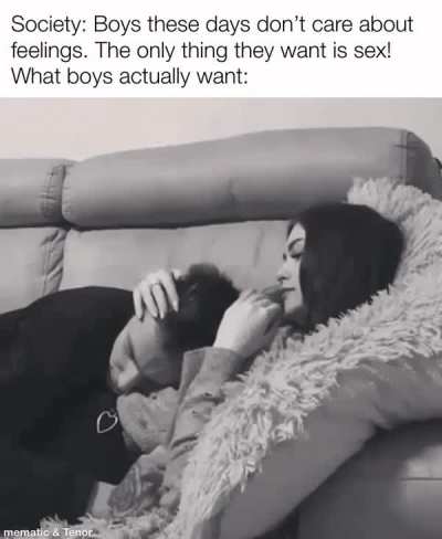 A boy can dream...
