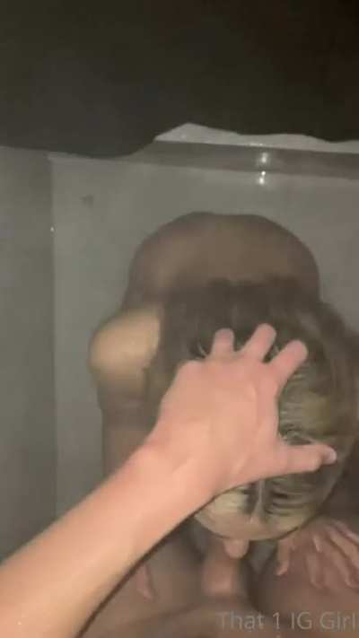 All who'd like to get a blowjob from me say 
