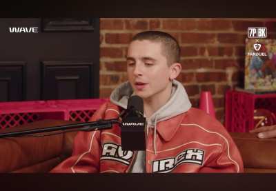 Timothee Chalamet: “…I joke about the white boy of the year stuff and all that but it’s a fine line to walk you know. I wanna be respectful and all the shit you’re supposed to say blah blah blah but really I’m just a fan. You know, I’m a fan of Black cult