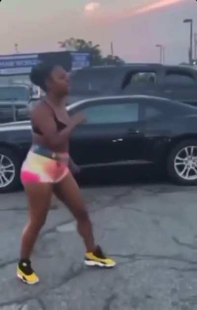 gas station fight