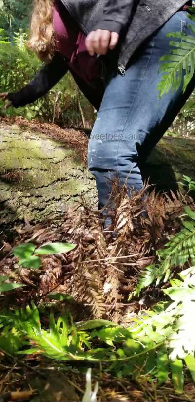 I got a little messy doing this public pee while camping ⛺💦