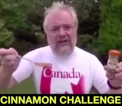 I’m above this cinnamon, you won’t get a reaction out of me!