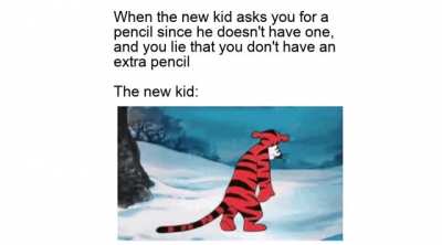 *Sad new kid noises*