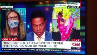 facial implosion on CNN