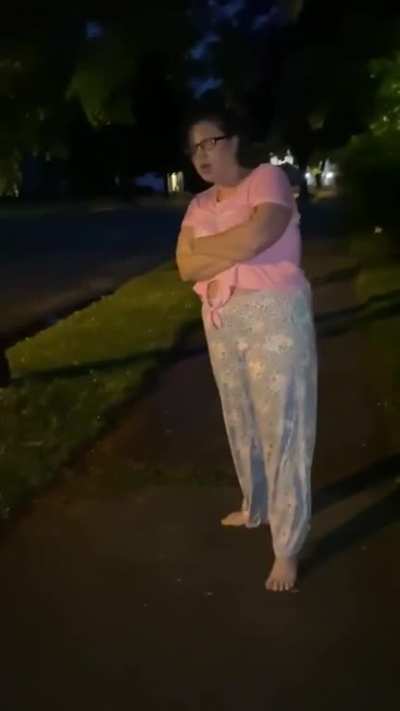 A racist Karen