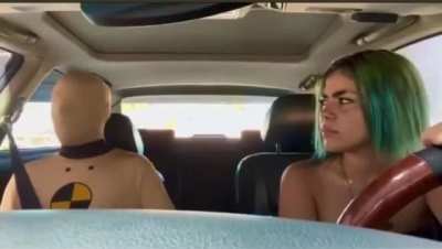 Driving with daddy