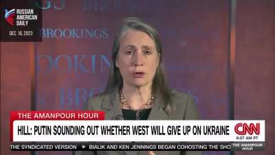 Fiona Hill: Behind the scenes, Putin is already sending out emissaries to the West to set the terms of Ukraine’s surrender and partition.  

