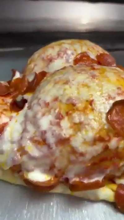 of pizza bubbles