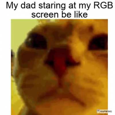 Staring at it